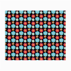 Colorful Floral Pattern Small Glasses Cloth