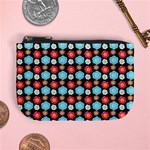 Colorful Floral Pattern Mini Coin Purses Front