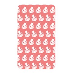 Coral And White Lady Bug Pattern Memory Card Reader by GardenOfOphir