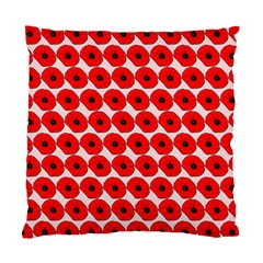 Red Peony Flower Pattern Standard Cushion Case (one Side)  by GardenOfOphir