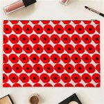 Red Peony Flower Pattern Cosmetic Bag (XXL)  Back