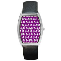 Ladybug Vector Geometric Tile Pattern Barrel Metal Watches