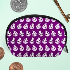 Ladybug Vector Geometric Tile Pattern Accessory Pouches (large) 