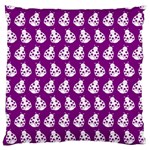 Ladybug Vector Geometric Tile Pattern Standard Flano Cushion Cases (One Side)  Front