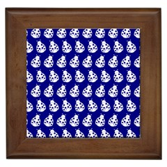 Ladybug Vector Geometric Tile Pattern Framed Tiles by GardenOfOphir