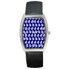 Ladybug Vector Geometric Tile Pattern Barrel Metal Watches