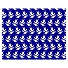 Ladybug Vector Geometric Tile Pattern Double Sided Flano Blanket (medium) 