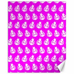 Ladybug Vector Geometric Tile Pattern Canvas 11  X 14  