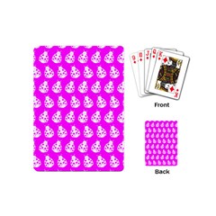 Ladybug Vector Geometric Tile Pattern Playing Cards (mini) 