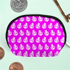 Ladybug Vector Geometric Tile Pattern Accessory Pouches (medium) 