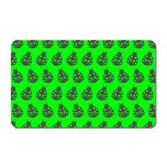 Ladybug Vector Geometric Tile Pattern Magnet (Rectangular)