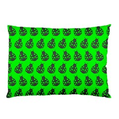 Ladybug Vector Geometric Tile Pattern Pillow Cases by GardenOfOphir