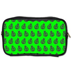 Ladybug Vector Geometric Tile Pattern Toiletries Bags