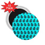 Ladybug Vector Geometric Tile Pattern 2.25  Magnets (10 pack)  Front