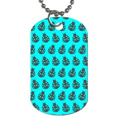 Ladybug Vector Geometric Tile Pattern Dog Tag (one Side)