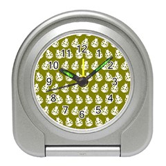 Ladybug Vector Geometric Tile Pattern Travel Alarm Clocks by GardenOfOphir