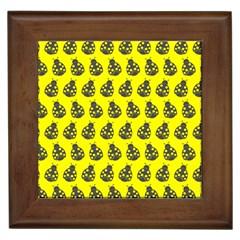 Ladybug Vector Geometric Tile Pattern Framed Tiles by GardenOfOphir