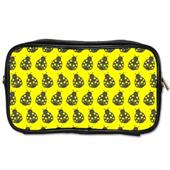 Ladybug Vector Geometric Tile Pattern Toiletries Bags