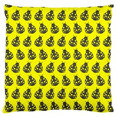 Ladybug Vector Geometric Tile Pattern Standard Flano Cushion Cases (two Sides)  by GardenOfOphir