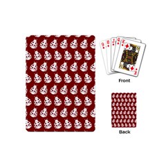 Ladybug Vector Geometric Tile Pattern Playing Cards (mini)  by GardenOfOphir