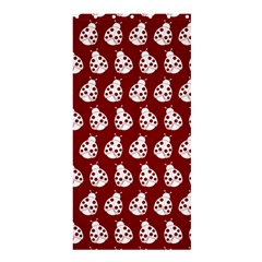 Ladybug Vector Geometric Tile Pattern Shower Curtain 36  X 72  (stall)  by GardenOfOphir