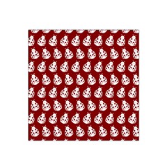 Ladybug Vector Geometric Tile Pattern Satin Bandana Scarf