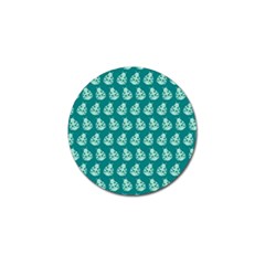 Ladybug Vector Geometric Tile Pattern Golf Ball Marker