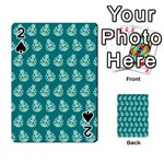 Ladybug Vector Geometric Tile Pattern Playing Cards 54 Designs  Front - Spade2