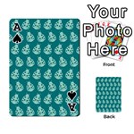 Ladybug Vector Geometric Tile Pattern Playing Cards 54 Designs  Front - SpadeA