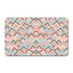 Trendy Chic Modern Chevron Pattern Magnet (rectangular)