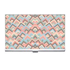 Trendy Chic Modern Chevron Pattern Business Card Holders