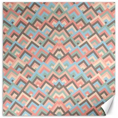 Trendy Chic Modern Chevron Pattern Canvas 16  X 16  