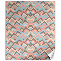 Trendy Chic Modern Chevron Pattern Canvas 20  X 24  