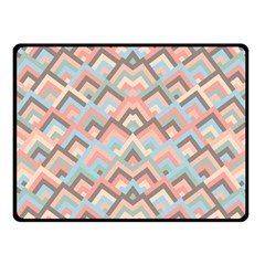 Trendy Chic Modern Chevron Pattern Fleece Blanket (small) by GardenOfOphir