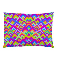 Colorful Trendy Chic Modern Chevron Pattern Pillow Cases