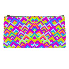 Colorful Trendy Chic Modern Chevron Pattern Pencil Cases by GardenOfOphir