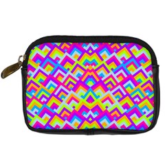 Colorful Trendy Chic Modern Chevron Pattern Digital Camera Cases