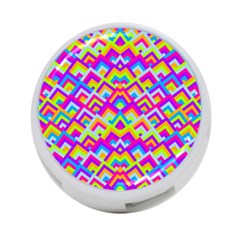 Colorful Trendy Chic Modern Chevron Pattern 4-port Usb Hub (one Side) by GardenOfOphir