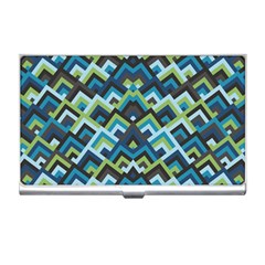 Trendy Chic Modern Chevron Pattern Business Card Holders