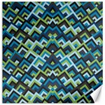 Trendy Chic Modern Chevron Pattern Canvas 12  x 12   11.4 x11.56  Canvas - 1