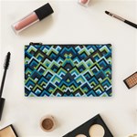 Trendy Chic Modern Chevron Pattern Cosmetic Bag (Small)  Front