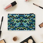 Trendy Chic Modern Chevron Pattern Cosmetic Bag (Small)  Back