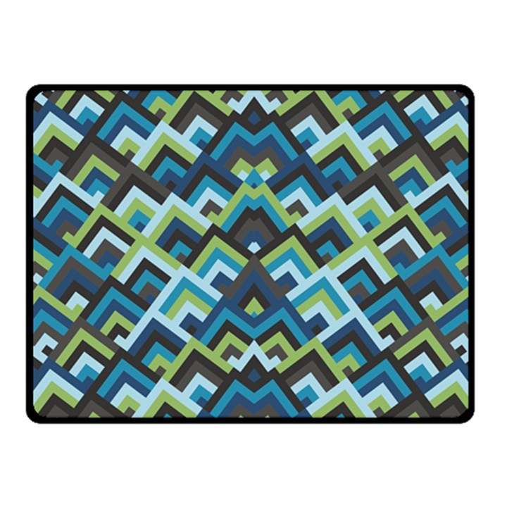 Trendy Chic Modern Chevron Pattern Fleece Blanket (Small)