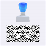 Trendy Chic Modern Chevron Pattern Rubber Stamps (Medium)  1.34 x0.71  Stamp