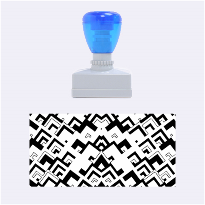 Trendy Chic Modern Chevron Pattern Rubber Stamps (Medium) 