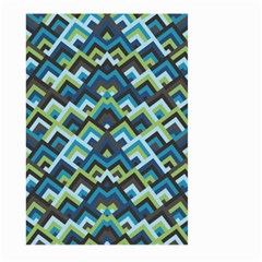 Trendy Chic Modern Chevron Pattern Large Garden Flag (Two Sides)