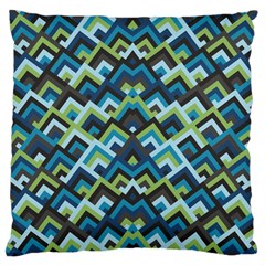 Trendy Chic Modern Chevron Pattern Large Cushion Cases (one Side)  by GardenOfOphir