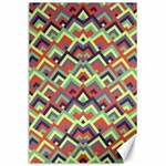 Trendy Chic Modern Chevron Pattern Canvas 24  x 36  23.35 x34.74  Canvas - 1