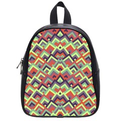 Trendy Chic Modern Chevron Pattern School Bags (small)  by GardenOfOphir