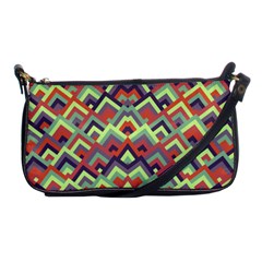 Trendy Chic Modern Chevron Pattern Shoulder Clutch Bags